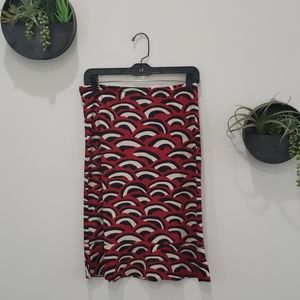 Donna Toran Midi Printed Skirt